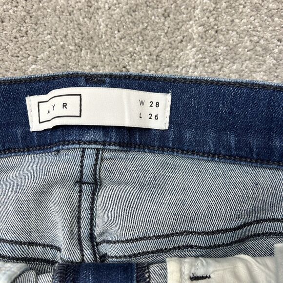 Ayr Jeans Women 28 Medium Wash Denim The Chiller Skinny Stretch - Picture 10 of 14